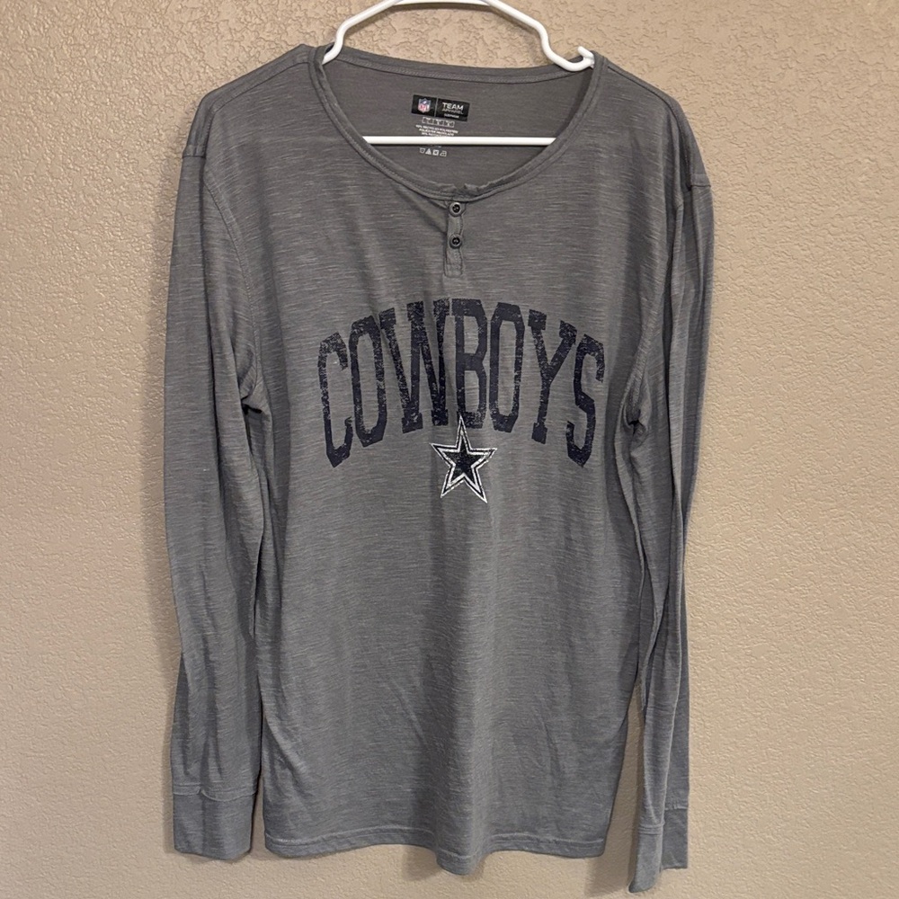 NFL Gray Cowboys Pajama Top